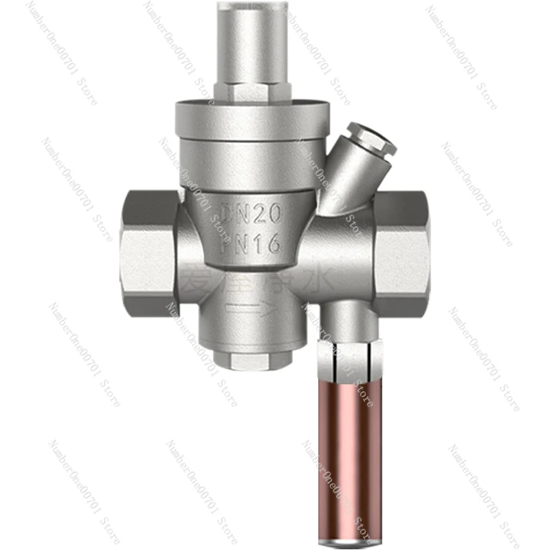 1 inch 6 minutes with pressure regulator, explosion-proof household manifold filter bottle, anti-water hammer buffer