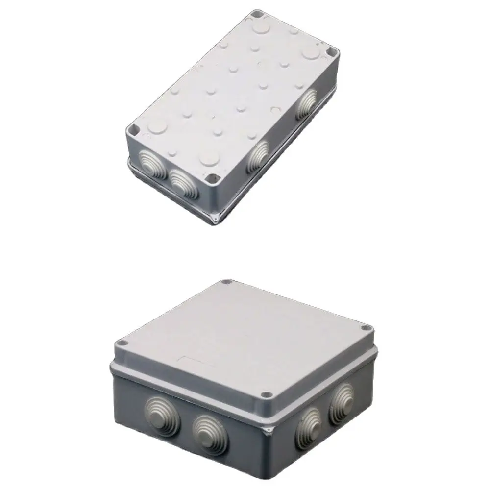 Plastic Distribution Box Waterproof Enclosure Outdoor  ABS Round Type 80*50mm