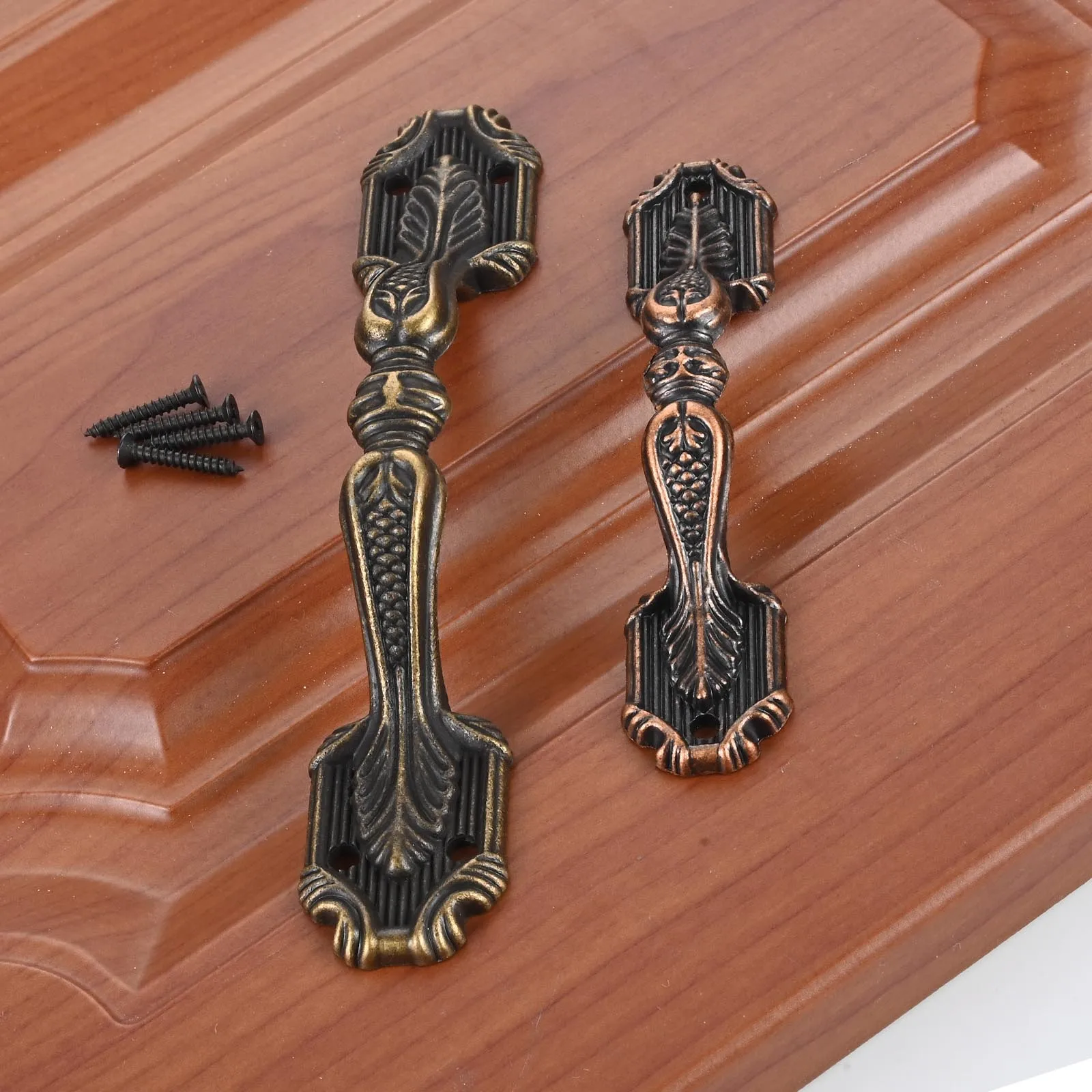 

1pc Vintage Style Pull Handle with Screws for Cabinets Wardrobes Drawers Closets 116mm/161mm Easy To Install Antique Pull Handle