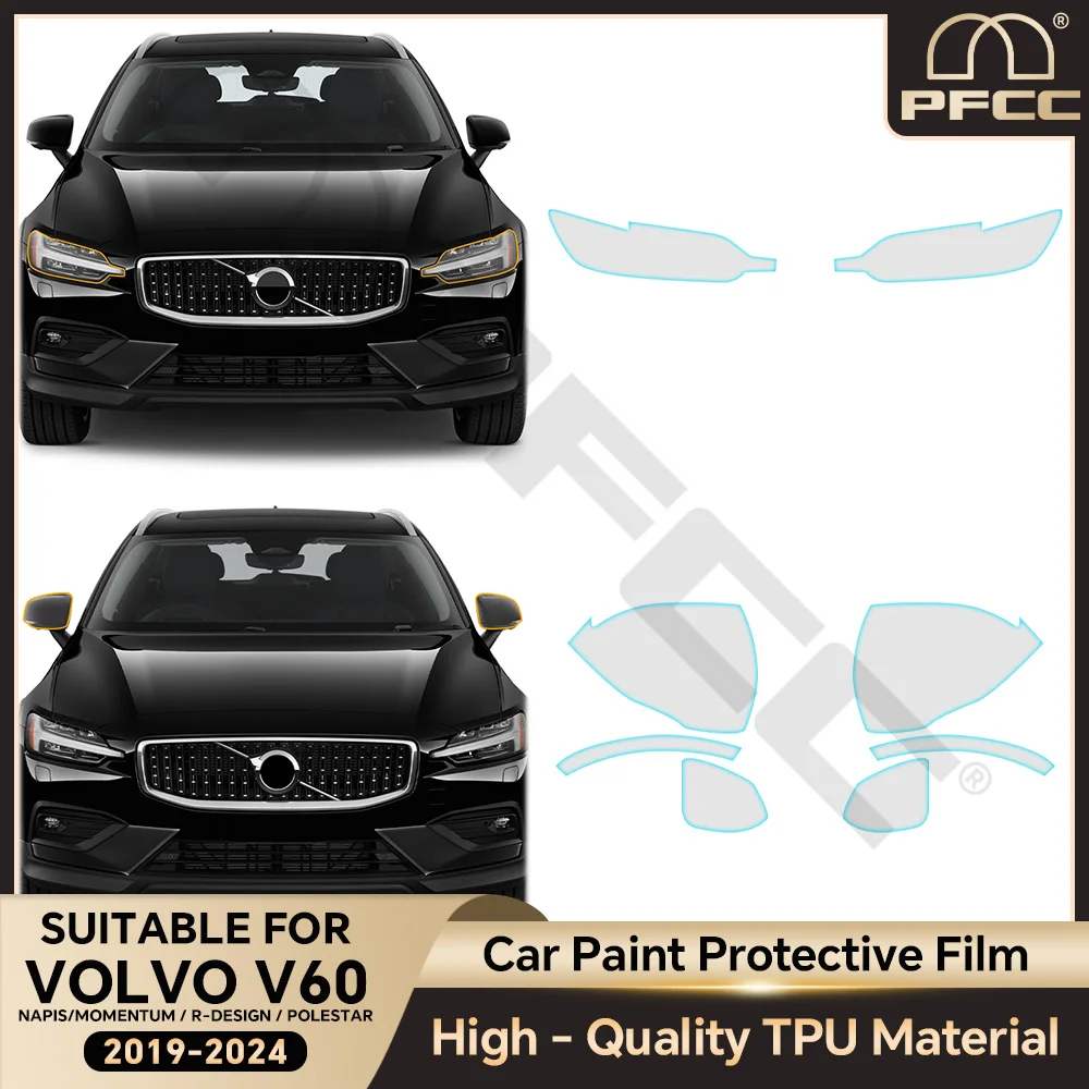 

PPF For Volvo V60 2019-2024 Car Central Control Navigation Instrument Display Screen Protective Film Interior Sticker TPU PPF
