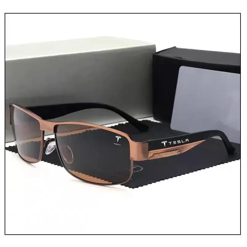 

For Tesla Cybertruck Roadster Model 3 Model Y Model S Model X Car Fashion High-End Luxury Sunglasses Men Women Leisurely Goggles
