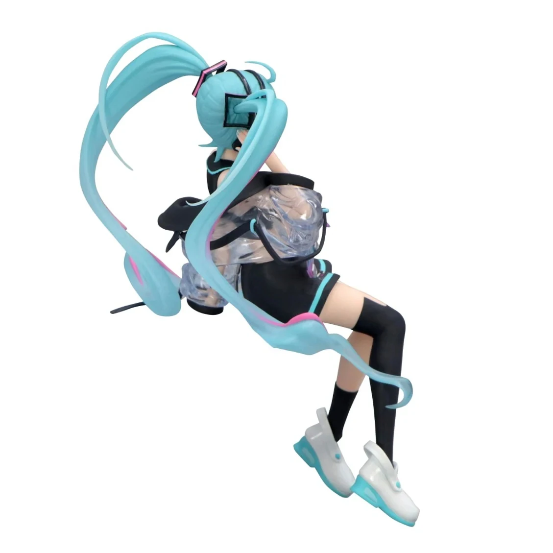Judai 오리지널 FuRyu 국수 스토퍼 VOCALOID 하츠네 미쿠 네온 사이버 PVC 액션 피규어 모델 인형 장난감
