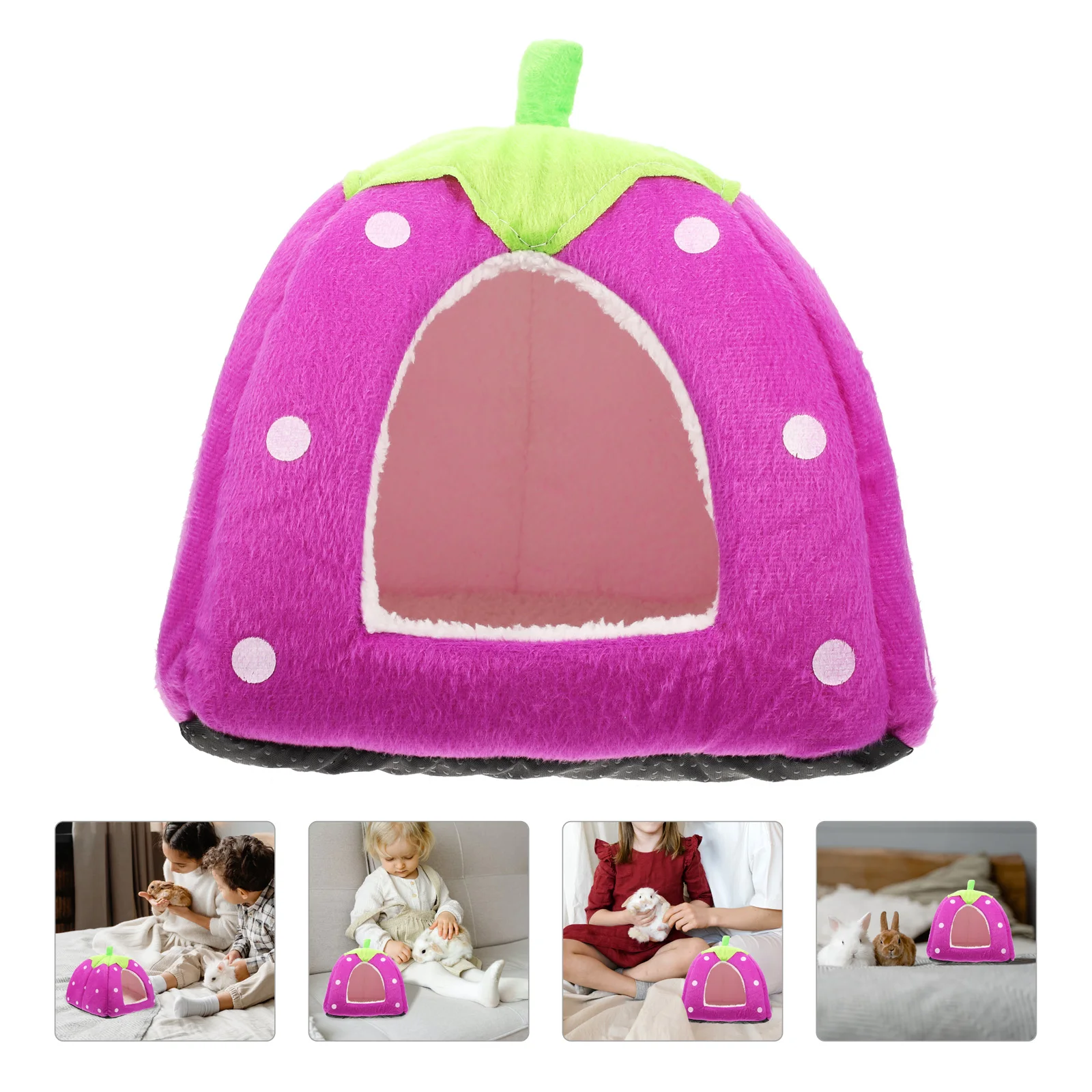 

Cloth Rat Hideout Decorative Hamster Tent Delicate Adorable House Wear-resistant Cage Household Rabbit Hideout Premium Material