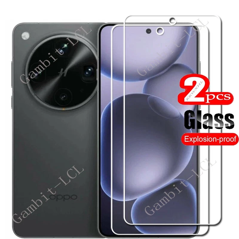 2 pices pour OPPO Find X8 couvercle en verre Ultra tremp sur OPPOFindX8 FindX8Ultra FindX8 X8Ultra protecteur d'cran Film Transparent