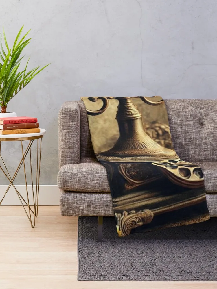 The Telephone of the Past Throw Blanket Luxury Throw Kid'S Sofa Throw Blankets