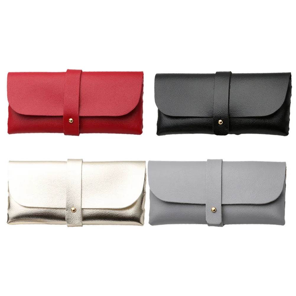 

4 pcs Glasses Case Stylish Bags for Sunglasses Storage Handheld Protective Containers Multipurpose Boxes