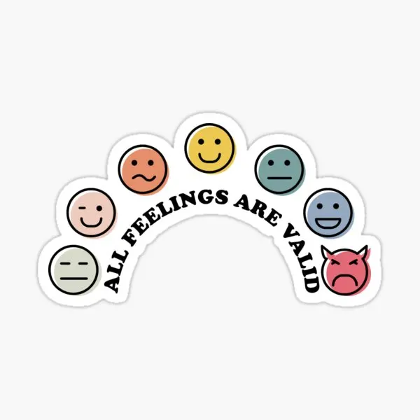 All Feelings Are Valid  Stickers for Car Background Kid Window Luggage Decor  Wall Cartoon Cute Art Anime Home Stickers