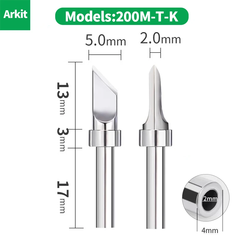 200 Series Soldering Iron Head 203H High Fequency 200M-T-K Lead-free Tips Soldering Station Welding Tip Ponta de ferro de solda