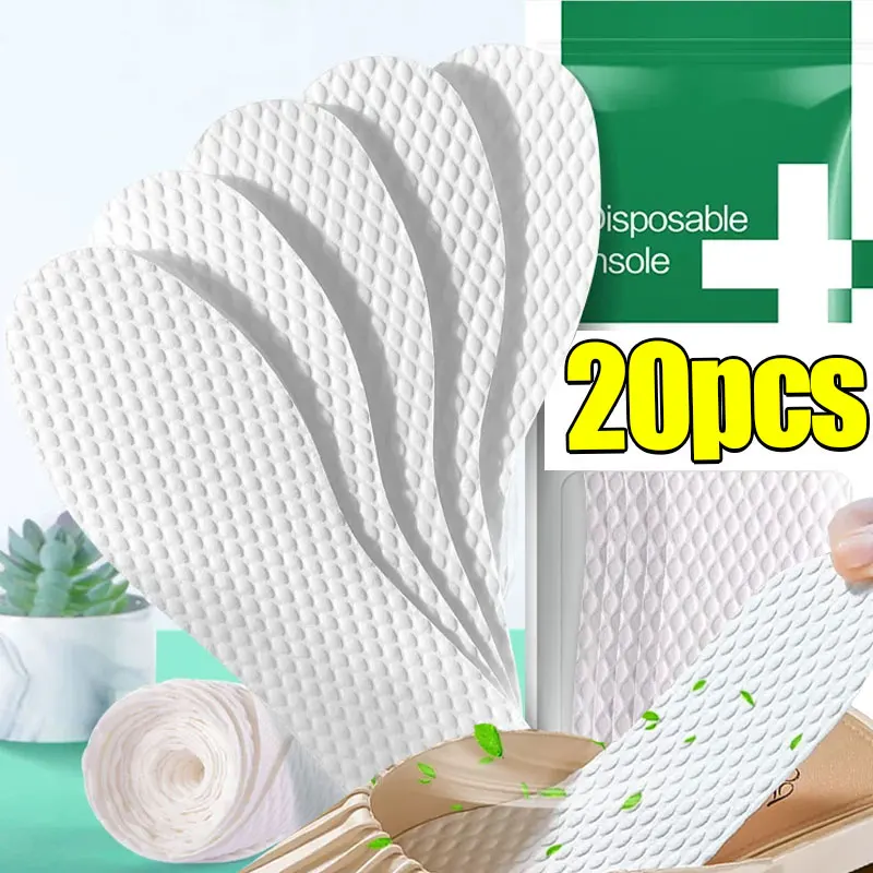 New Disposable Sweat-Absorb Insoles Breathable Pearl Pattern Anti-Odor Barefoot Wear Shoe Pads 2026 Summer Athletic Inserts