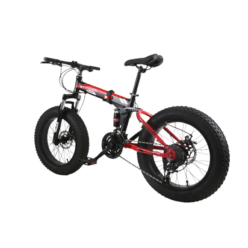 2021 Hot Sale Fat Suspension Bike Frame Folding Cycle With Mudguards