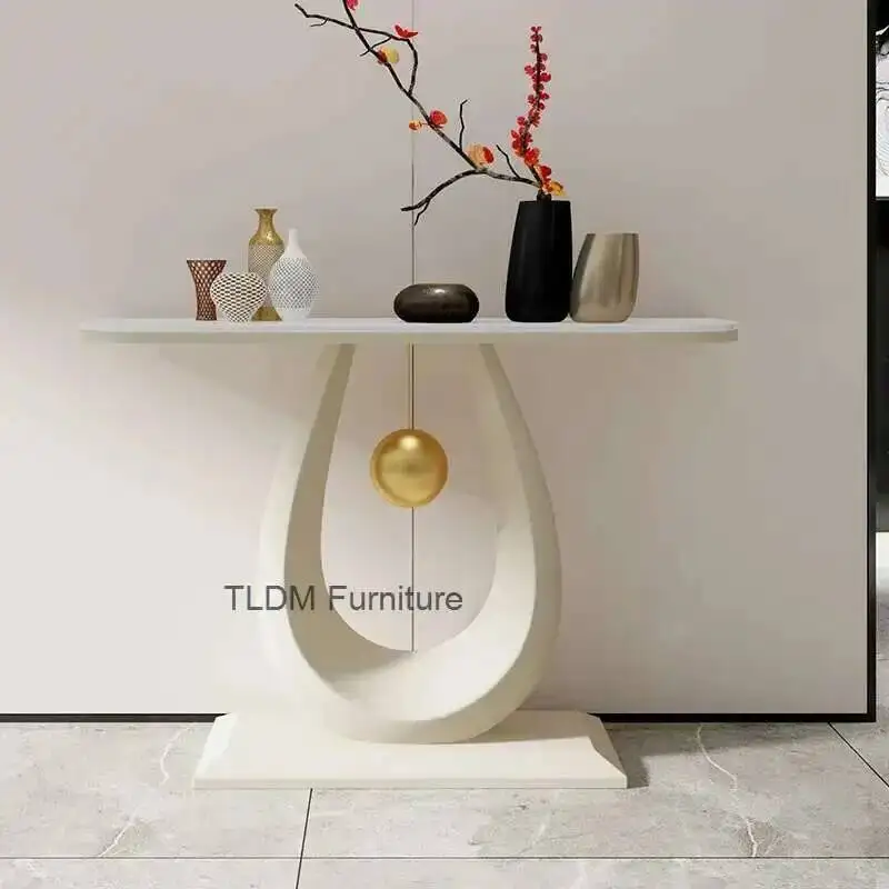 

Металлический современный консольный столик Midcentry Marble, роскошный скандинавский консольный столик для прихожей, входа, Consolle Ingresso, мебель для гостиной