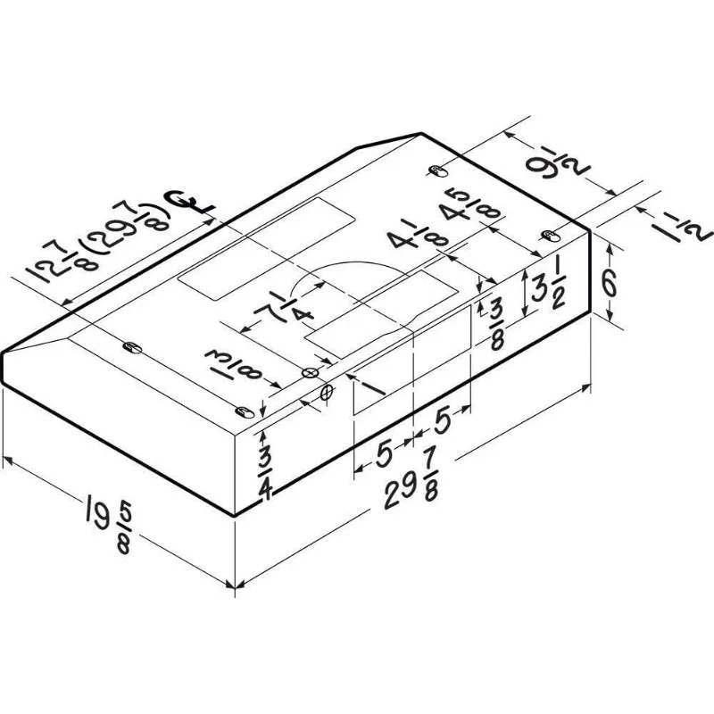 Трехскоростной ледник Broan-NuTone BCSQ130SS с подсветкой под шкафчиком, совместимый с аналогичными огнями, 1,5 S, максимальный нагнетатель 375 CFM