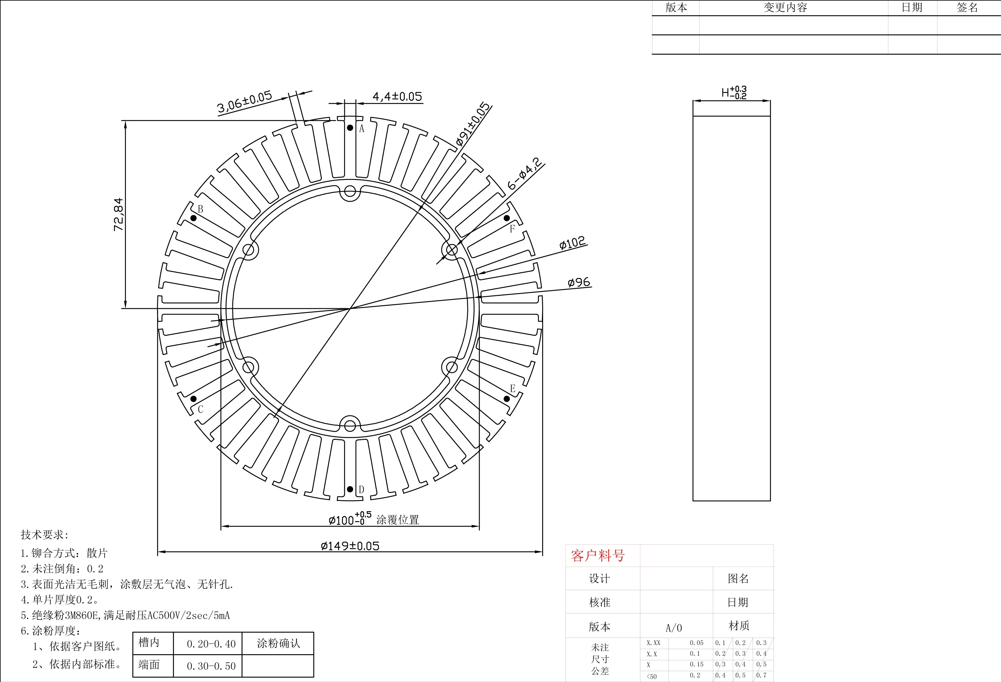 D149T30 High Power Torque Brushless Motor Stator Aircraft Parts for UAV Manned Airplane Plant Protection Accessories