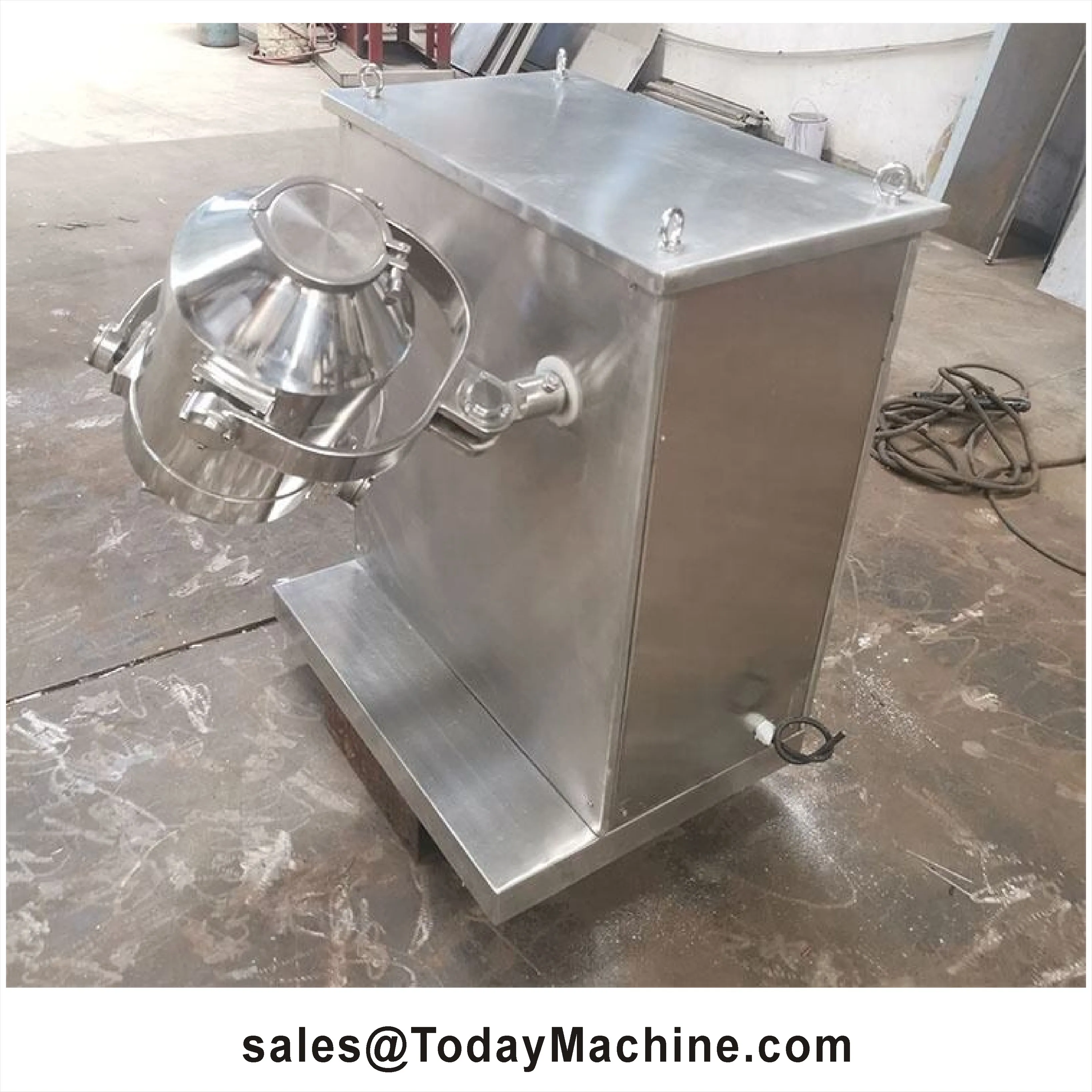 

Large Industrial Stainless Steel Three Dimensional Swing Blender Specialized Dry Powder Chemical 3D Powder Mixer Machine