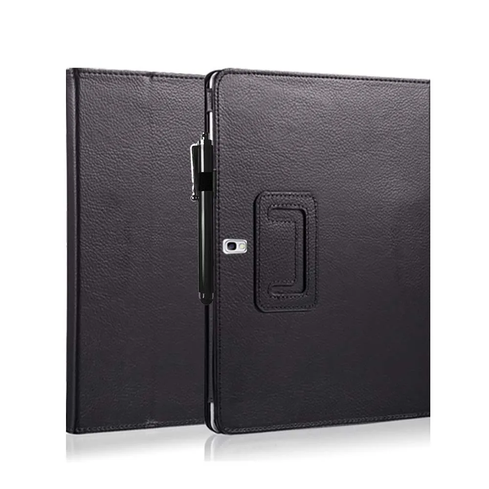 T800 T805C اللوحي الترا سليم حافظة لهاتف سامسونج جالاكسي تاب S 10.5 بوصة غلاف الكتاب حافظة حامل + قلم اللمس