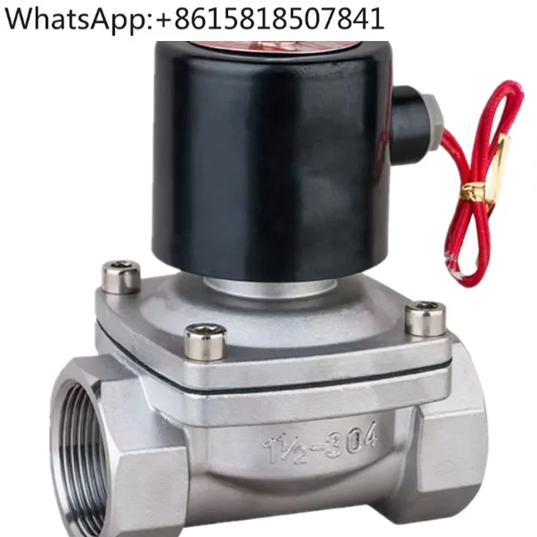 

Normally closed stainless steel 304 solenoid valve water air 2S400-40 corrosion resistant high temperature