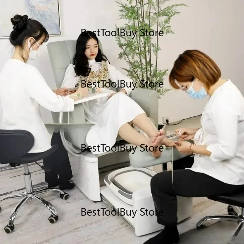 

All-in-One Professional Salon Chair: Reclining Sofa for Nail Art, Pedicure, Eyelash & Eyebrow Tattoo Services