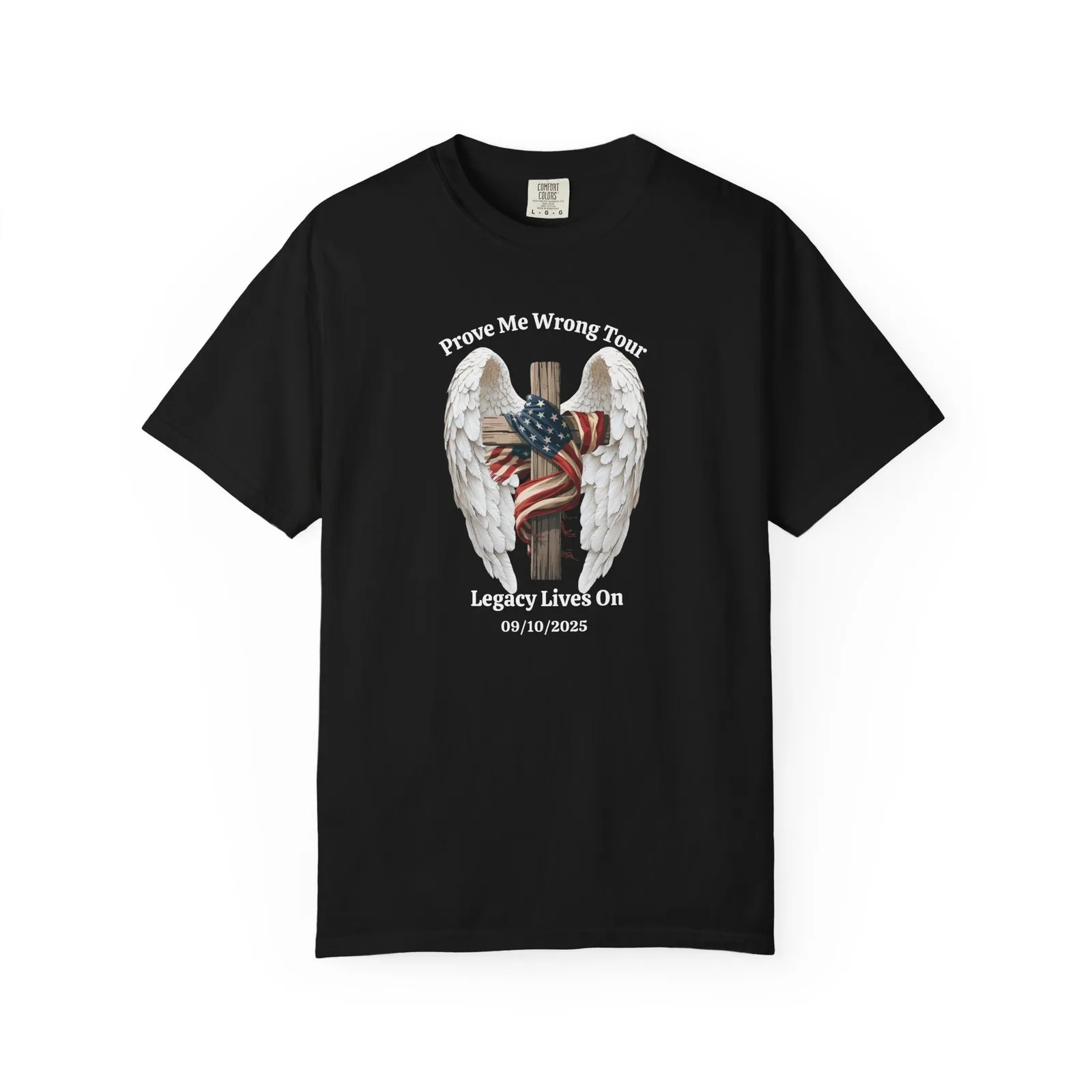 Copy of Prove me wrong tour Angel Wings T-Shirt, Graphic Tee, Legacy Keepsake,