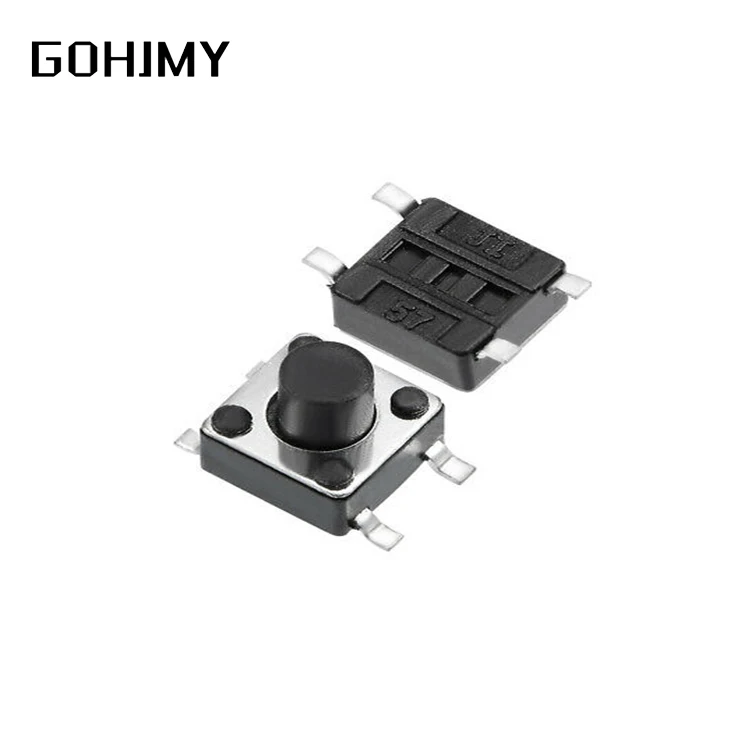 50PCS 6X6X4.3/5/6/7/7.3/9/10mm Tactile Push Button Switch Micro Switch 6*6* 4.3mm 5mm 6mm 7mm Power Switch Button SMD