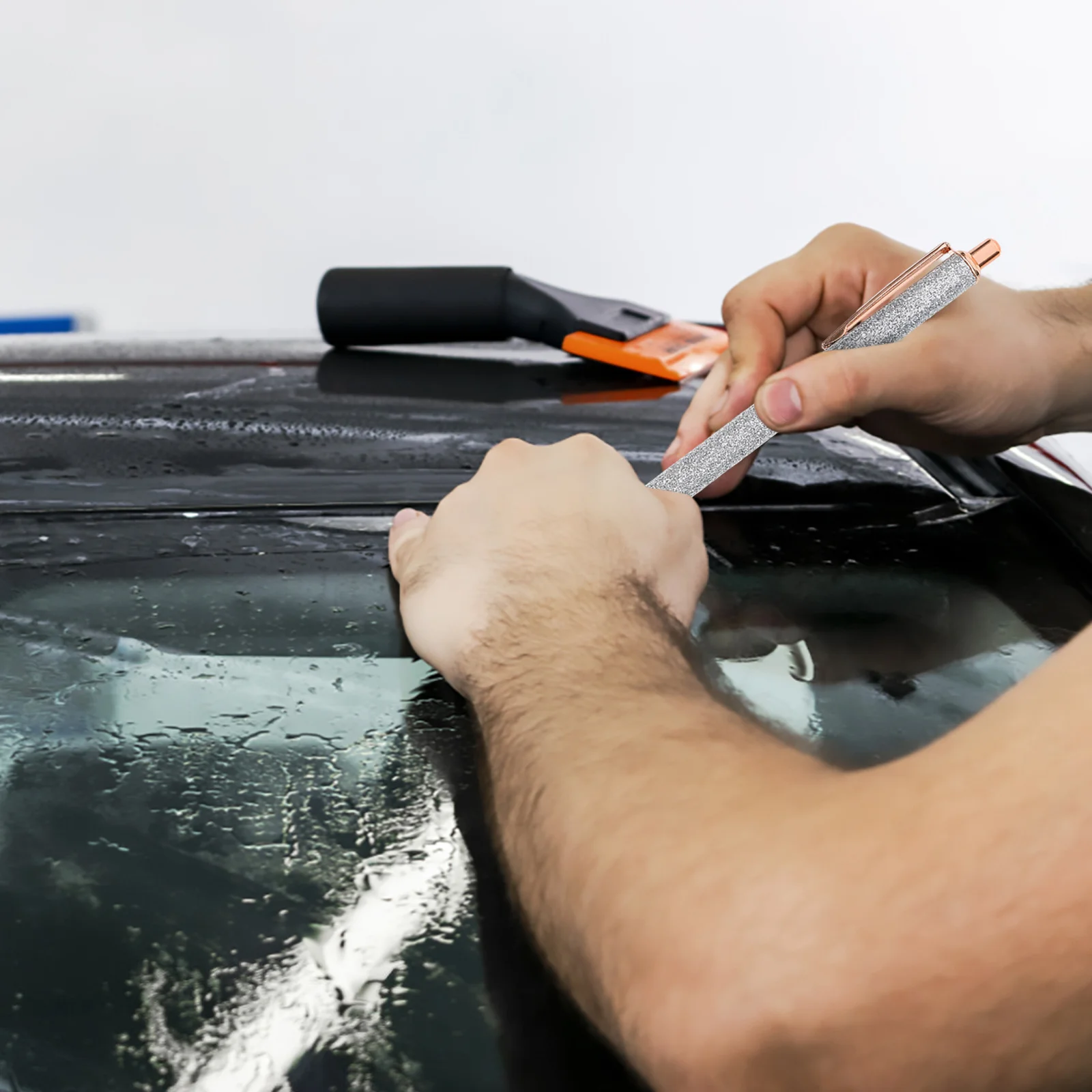 

Ручка для удаления воздушных пузырей, сверкающий дизайн для оконной пленки автомобиля, установка обоев, инструменты для прополки, виниловый штифт для освобождения пузырей