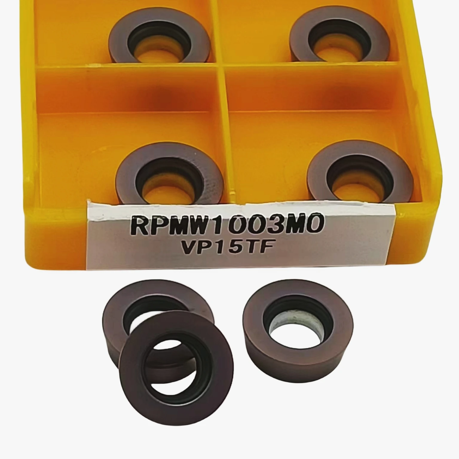 RPMT10T3MOE-JS RPMW1003MO RPMT1204MOE-JS VP15TF herramienta de corte CNC de acero endurecido, hoja de fresado