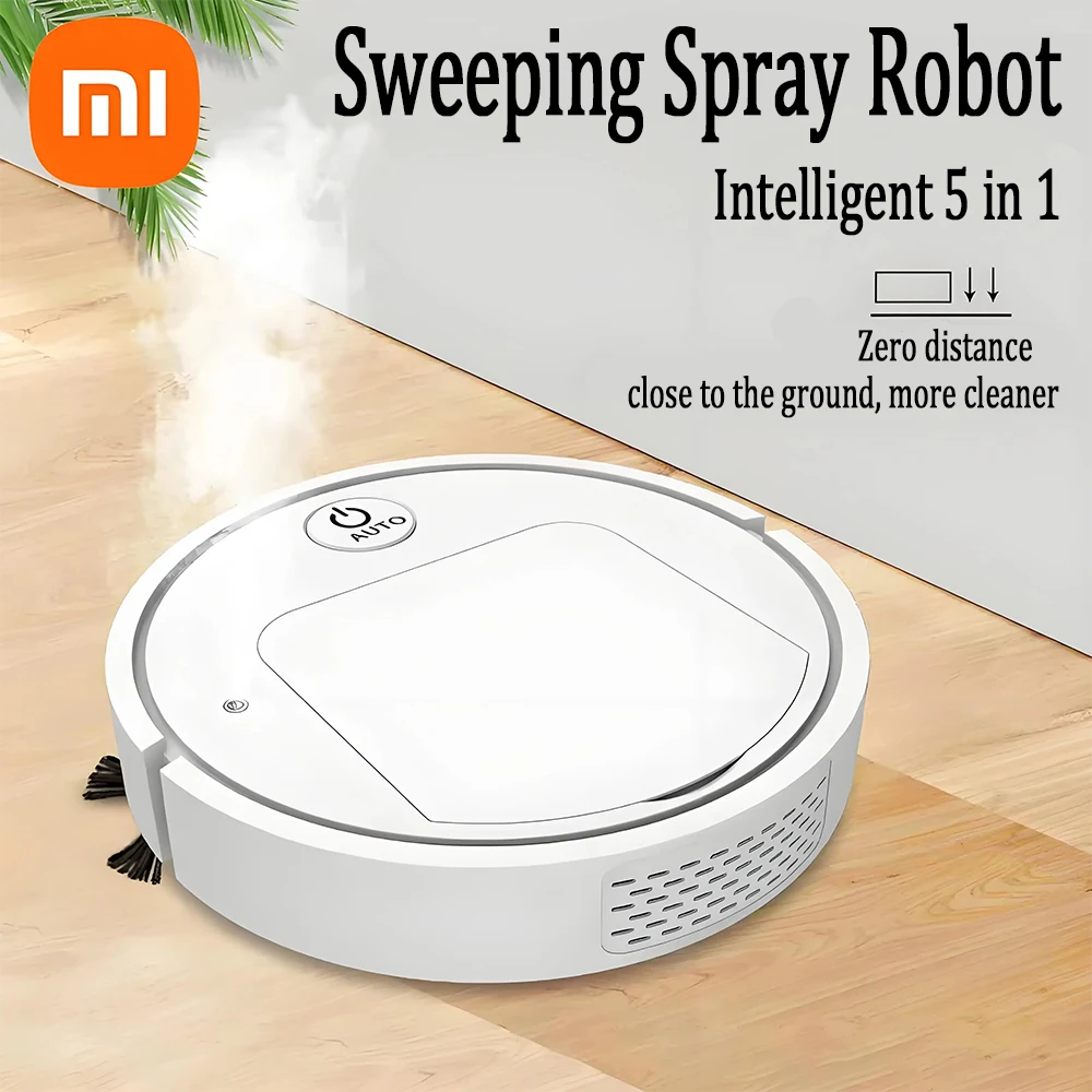 Xiaomi 5-in-1sweeping Robot Mopping And Vacuuming Strong Cleaning Air Purification Spray Humidification Intelligent Cleaning New