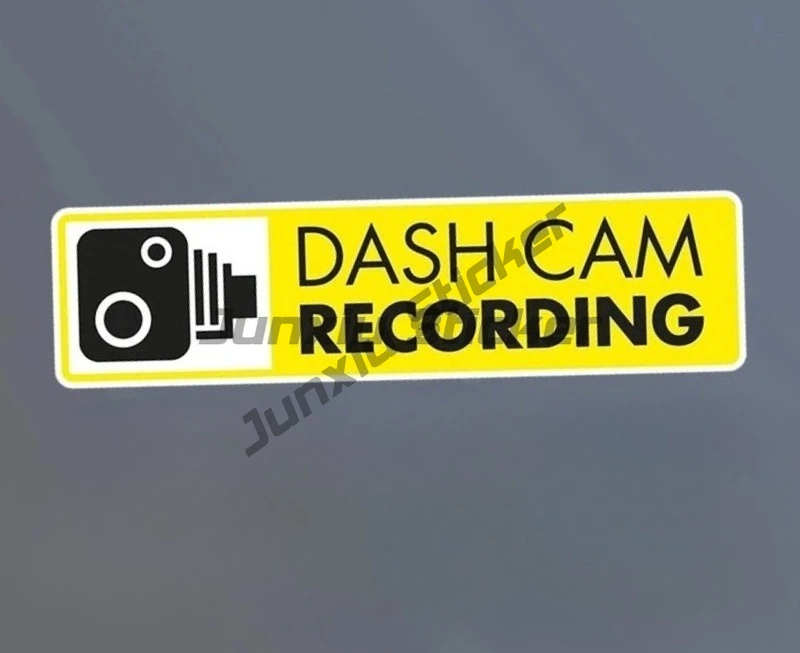 

Dash Cam in Car Camera Recording CCTV Video Vinyl Decal Car Stickers Pegatinas Para Coche