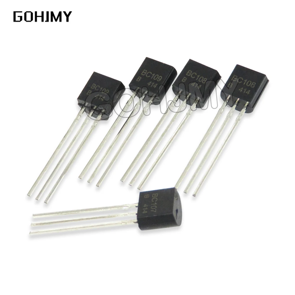 10 teile/los BC107 BC107B BC108 BC108B BC109 TO92 BC109B Transistor TO-92