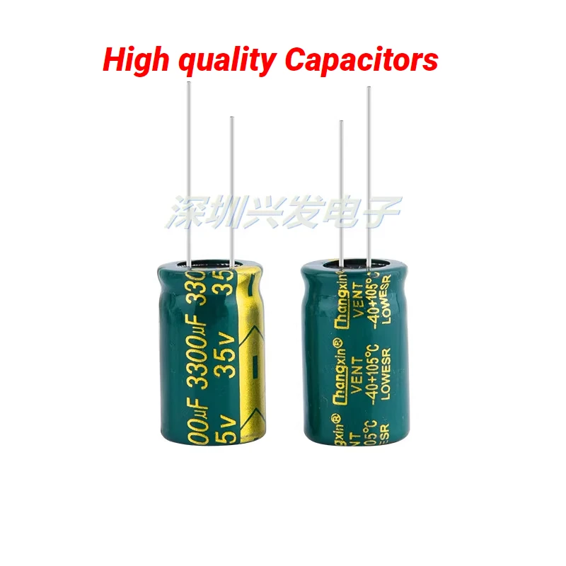 

20 шт. 35v3300uf высокочастотный низкий сопротивление высокая термостойкость электролитический конденсатор 3300uf 35v 16x25