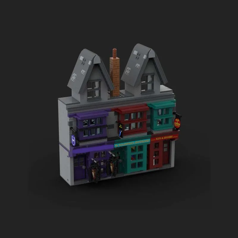 Moc-Bausteine, modulare Diagon-Gasse 75978, Erweiterung – Eulen- und Slug-Technologie, Blöcke, Weihnachten, DIY, Spielzeug, Bau, Geschenke