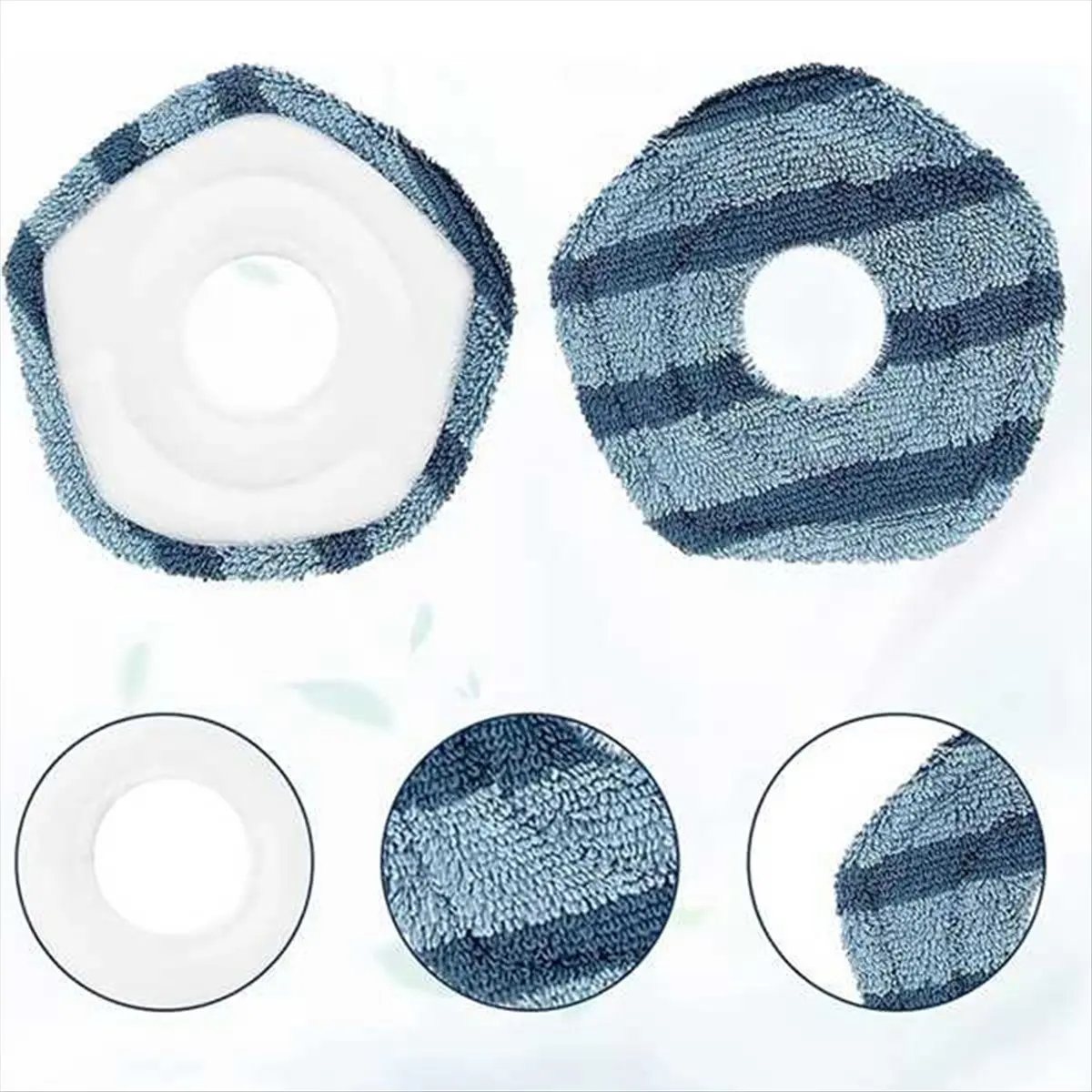 FZFZ 24 قطعة مناسبة لـ X10 Pro Omni Robot Vacuum Replacement Parts Mop Cloth Accessories قطع الغيار