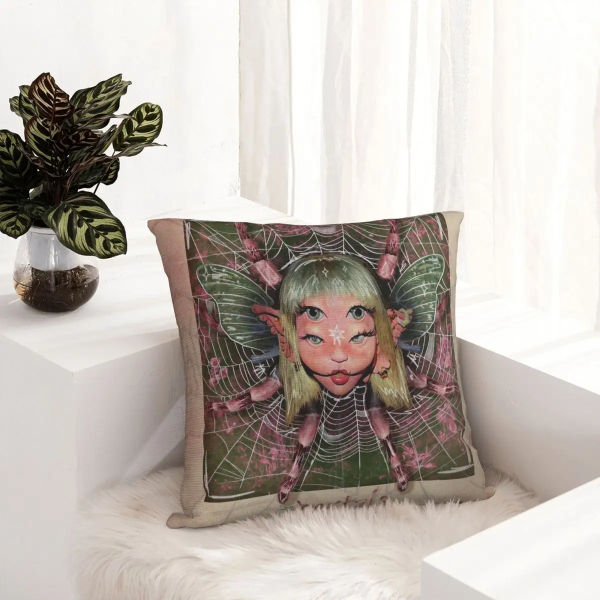 Melanie Martinez Portals Pillowcase Printing Polyester Cushion Cover Gift Throw Pillow Case Cover Home Zipper 40*40cm