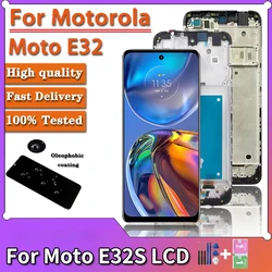 6.5''Original For Motorola Moto E32 LCD Display Touch Screen Sensor Digitizer Assembly Replace Replacement For Moto E32s Display