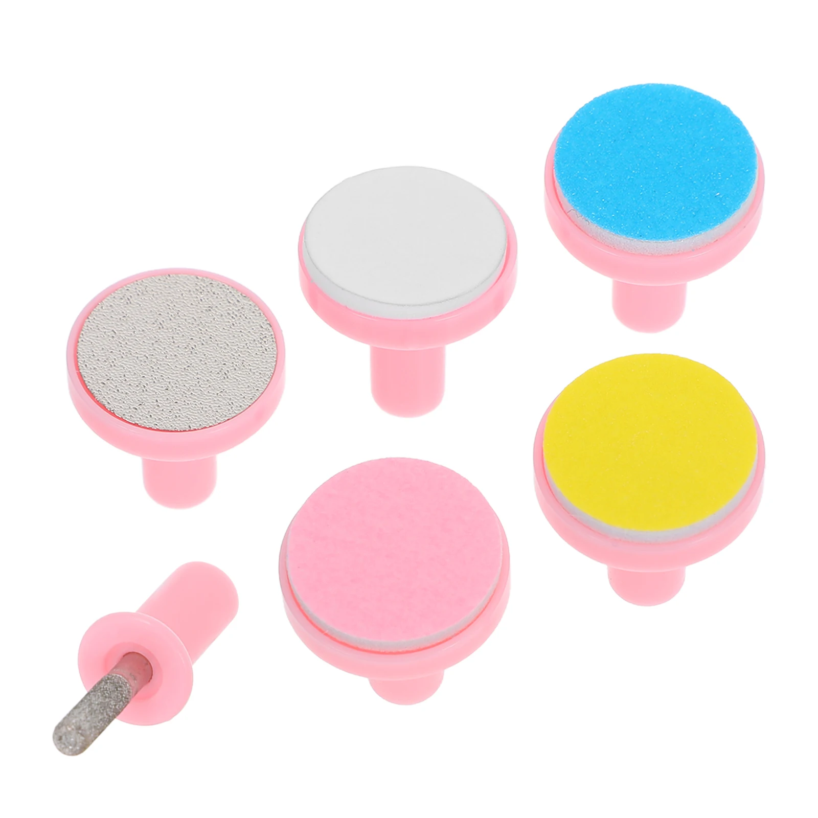 

6 Pcs Nail File Replacement Pads Grinder Care Baby Fingernails Trimmer Electric