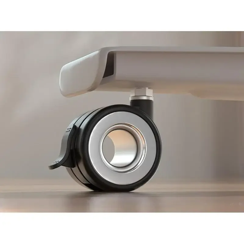 4 pcs - 2-inch M8/M10 Adjustable Height Office Desk Casters, Compatible with Automatic Height-Adjustable Desk Casters