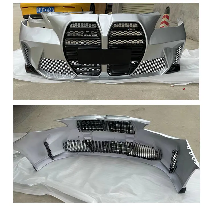 Car Bumper Front Bumper with Grille for Bodykit ABS Material Body Kits Exterior Assembly XSH