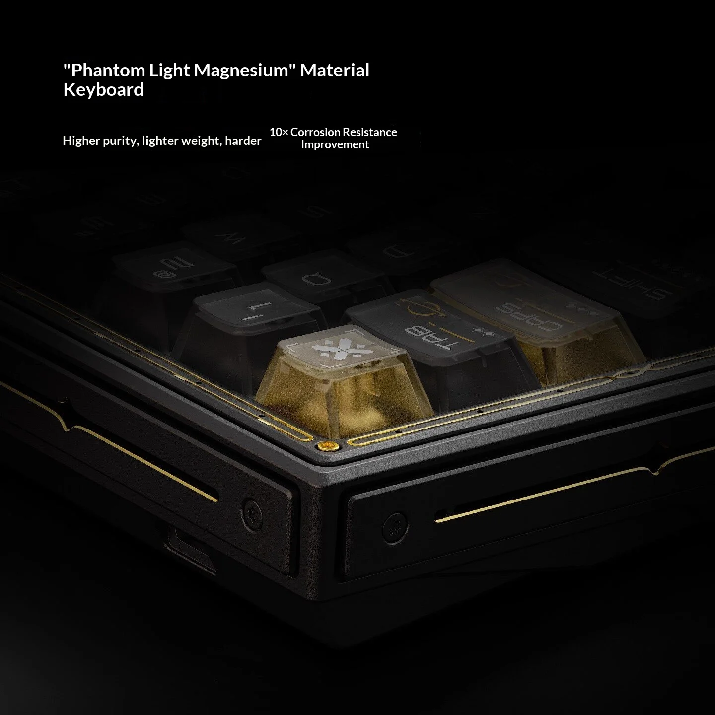 WLmouse Huan63 Magnetic switch Keyboard Valorant APEX Gaming Magnesium Alloy Dual Light Position Custom FPS Gaming Keyboard