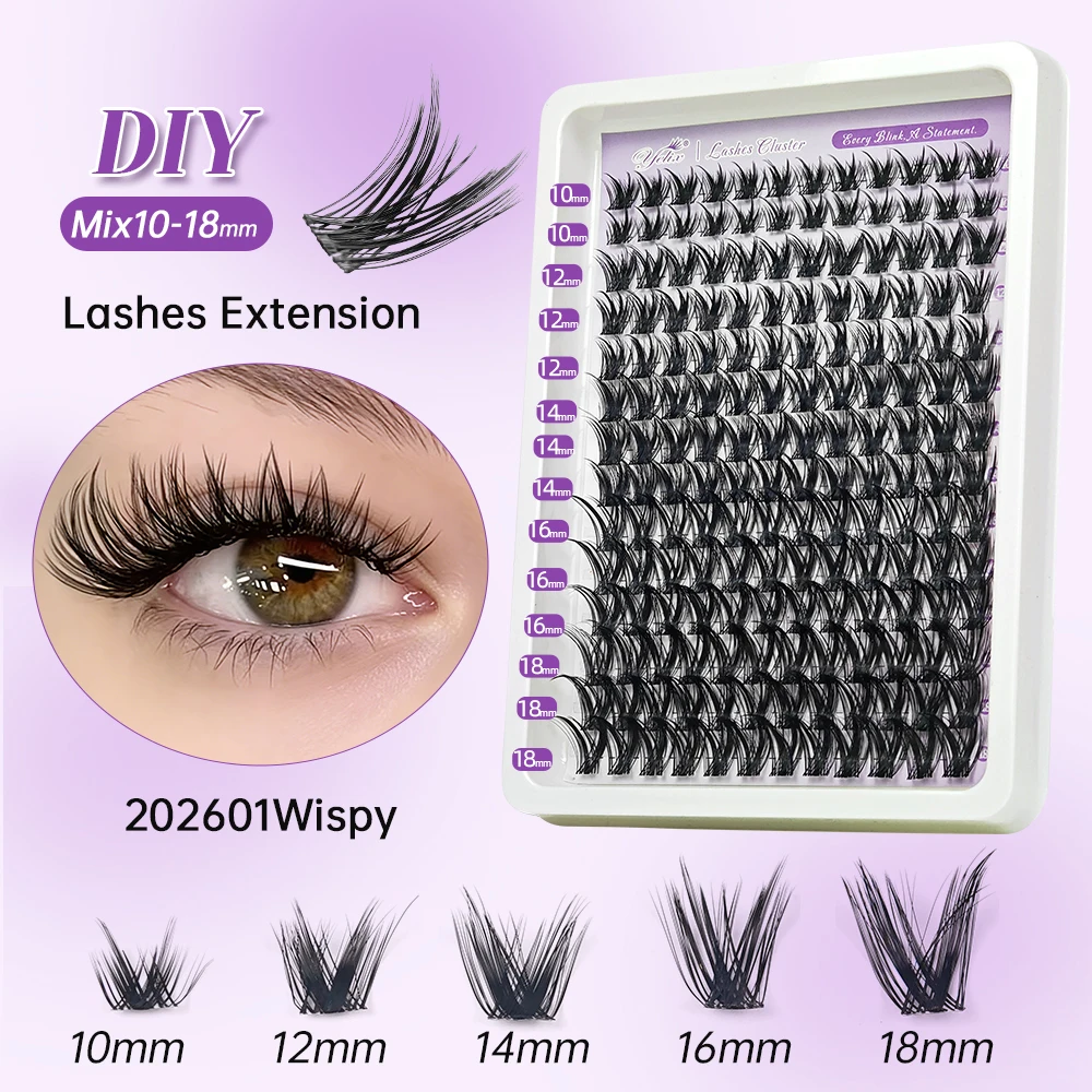yelix DIY Wimpernbüschel Natürlich Flauschig Mehrfach-Spezifikation Große Kapazität Großhandel für Schönheitssalons, Großhändler, Make-up-Profis – Detail 6