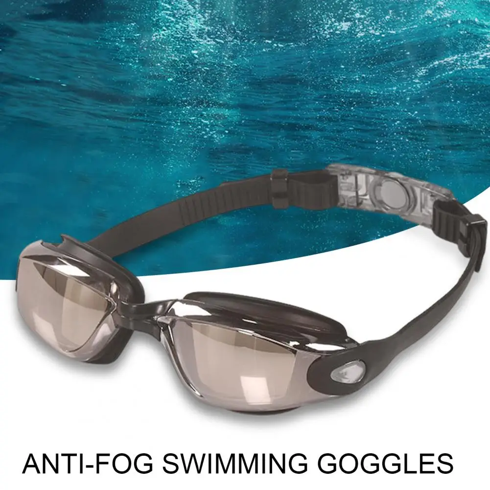 Professional Anti-fog Swimming Goggles Silicone Swimming Goggles Waterproof Anti-fog Swim Goggles for Adults Uv for Men