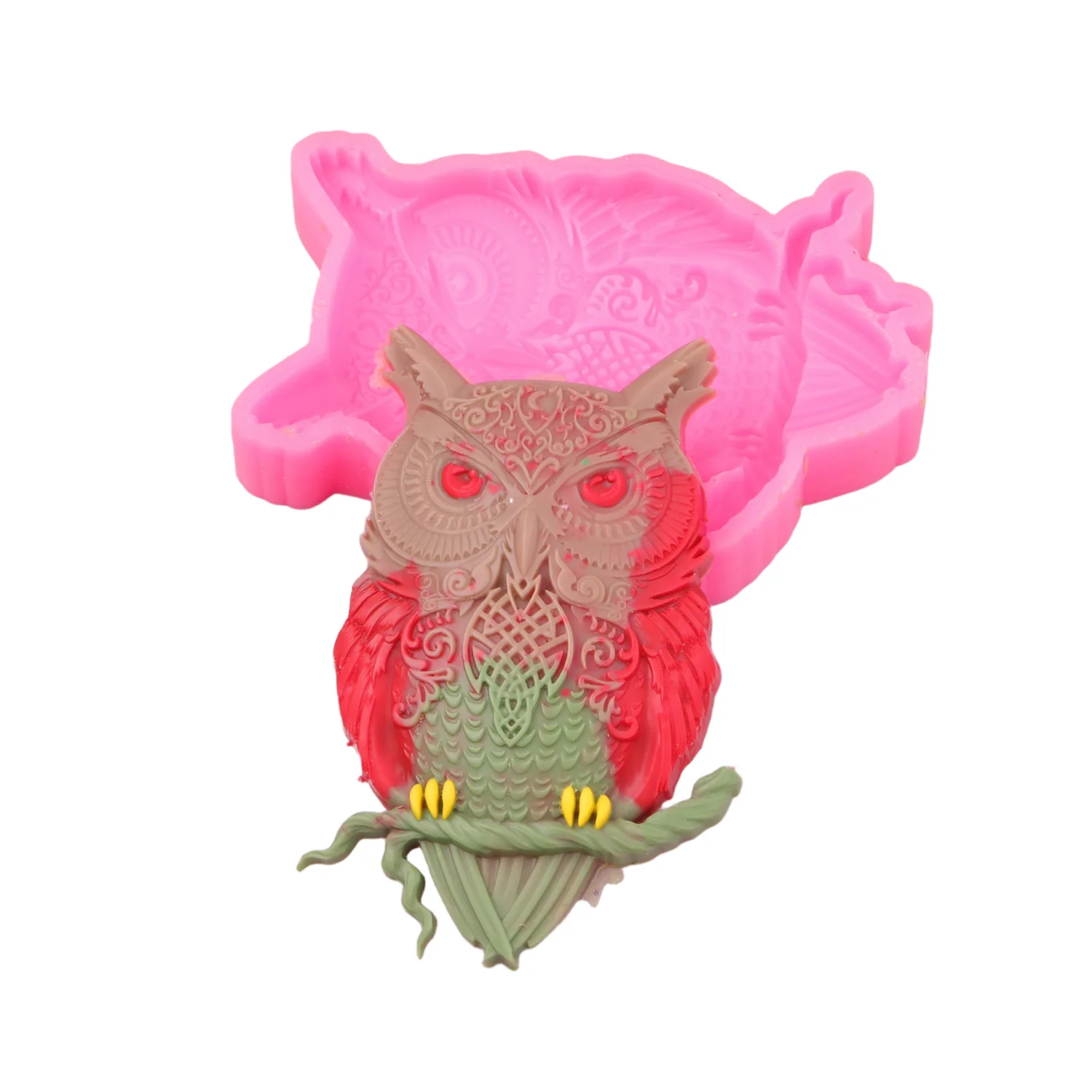 Silicone Cicada Moulds Fondant Chocolate Owl Molds Sugarcraft Clay DIY Handmade Baking Tool for Candy Cupcakes