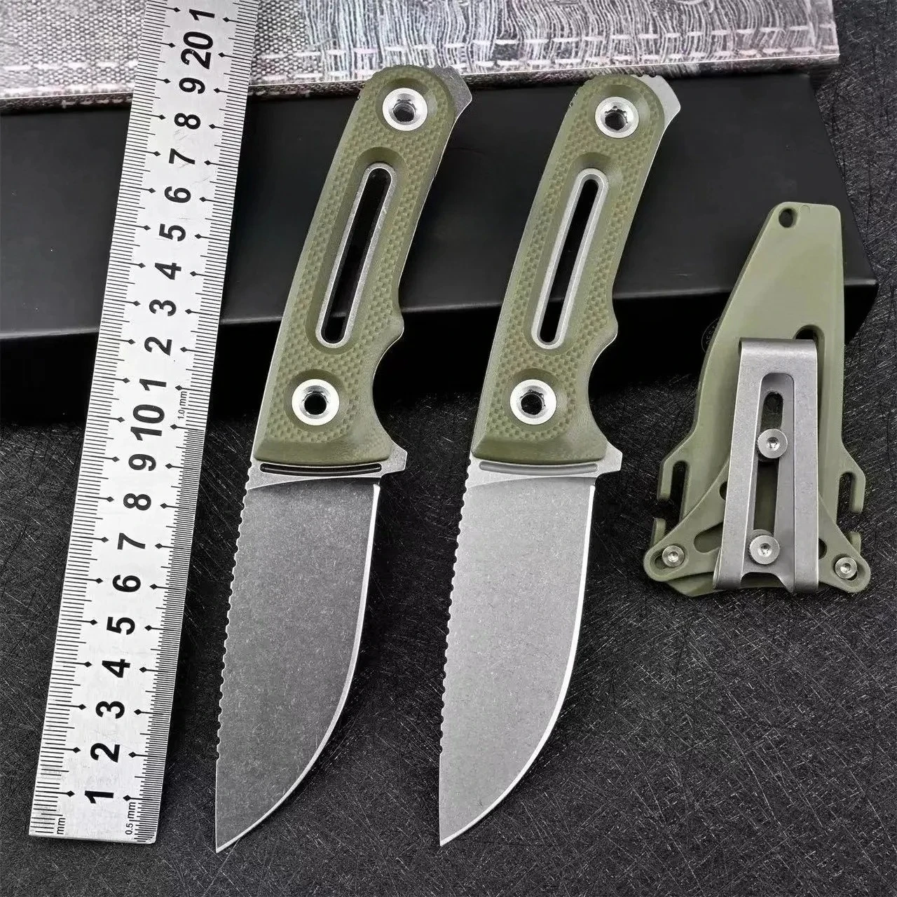 Bushcraft Knife Fixed - Coltelli portatili per arrampicata, trekking e