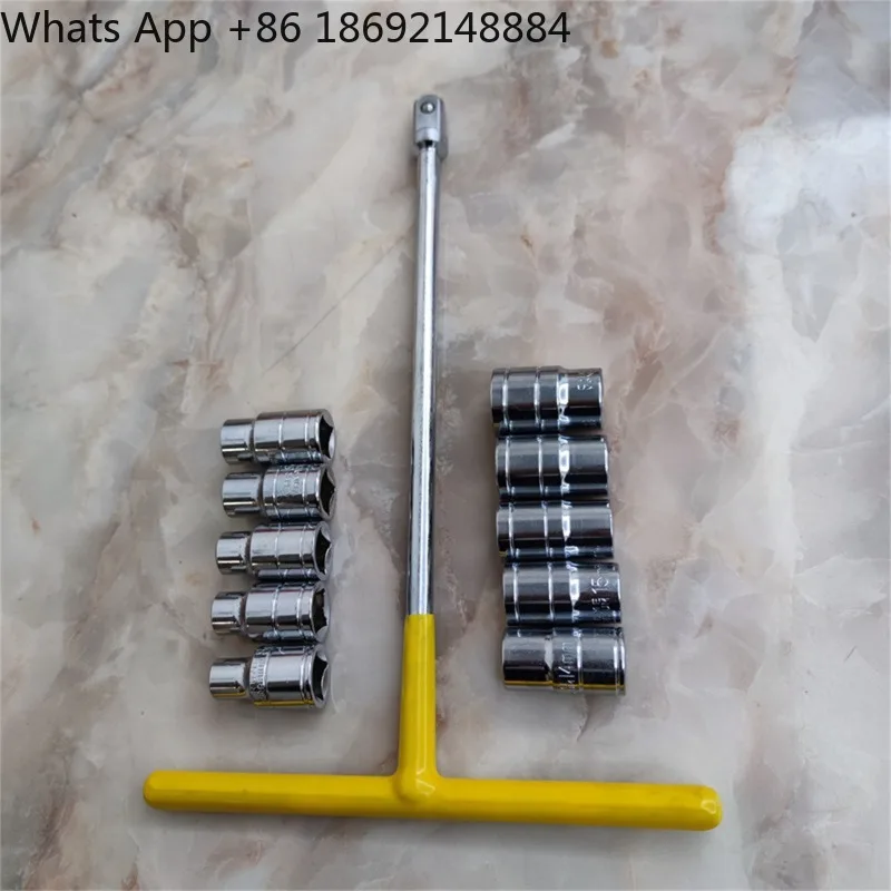 Rotary T-Socket Wrench, Portable Multi-Function Tool Rotary Socket Tool