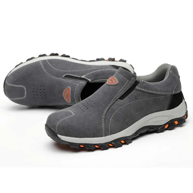 Lightweight Anti Impact and Anti Puncture Breathable Suede Labor Protection Shoes for One Shipment