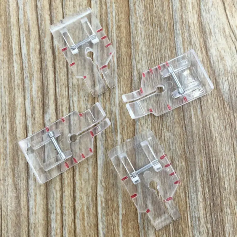 Transparent 1/4‘’ Quilting Presser Foot Anti-static Patchwork Presser Foot For Brother,Shengjia Etc Household Sewing Machines
