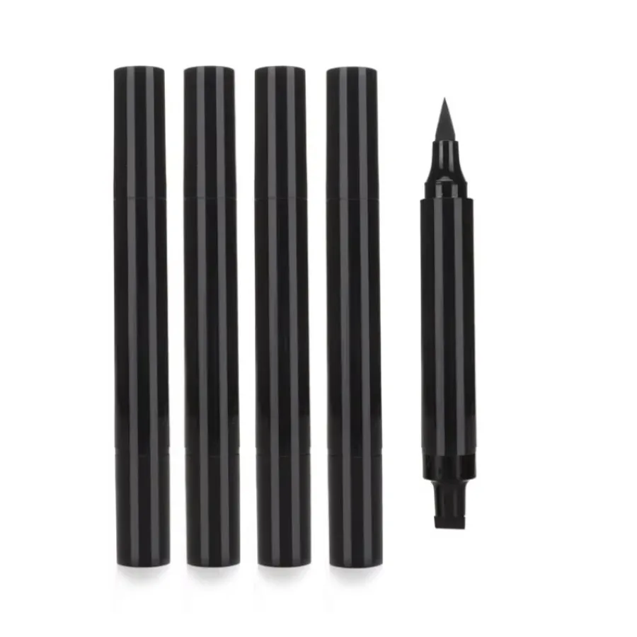 Niestandardowy 3-kolorowy eyeliner w płynie do oczu Szybkoschnący, nie rozmazujący się, dwustronny, wodoodporny, łatwy w użyciu, przenośny eyeliner luzem