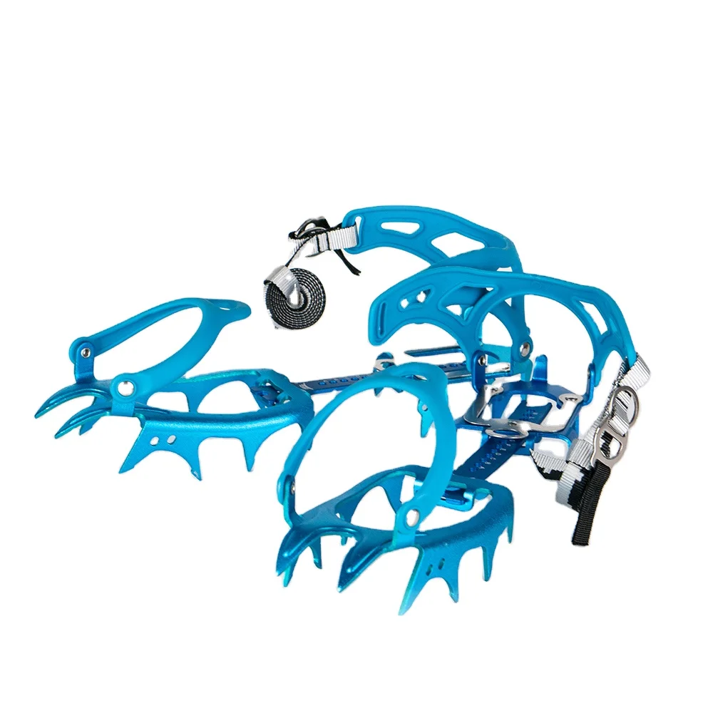 14-Tooth Claw Snow Special Aluminum Alloy Crampons Outdoor Mountaineering Equipment Anti-skid