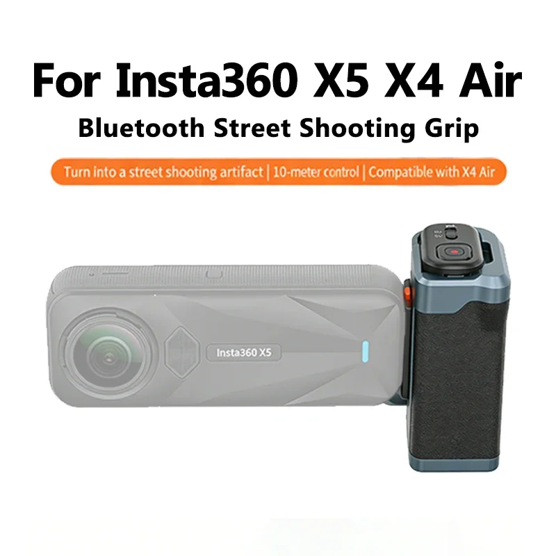 

For Insta360 X5 X4 Air Photography Grip Independent Shooting Button For Insta 360 x5 x4 Air Street Explorer Accessories