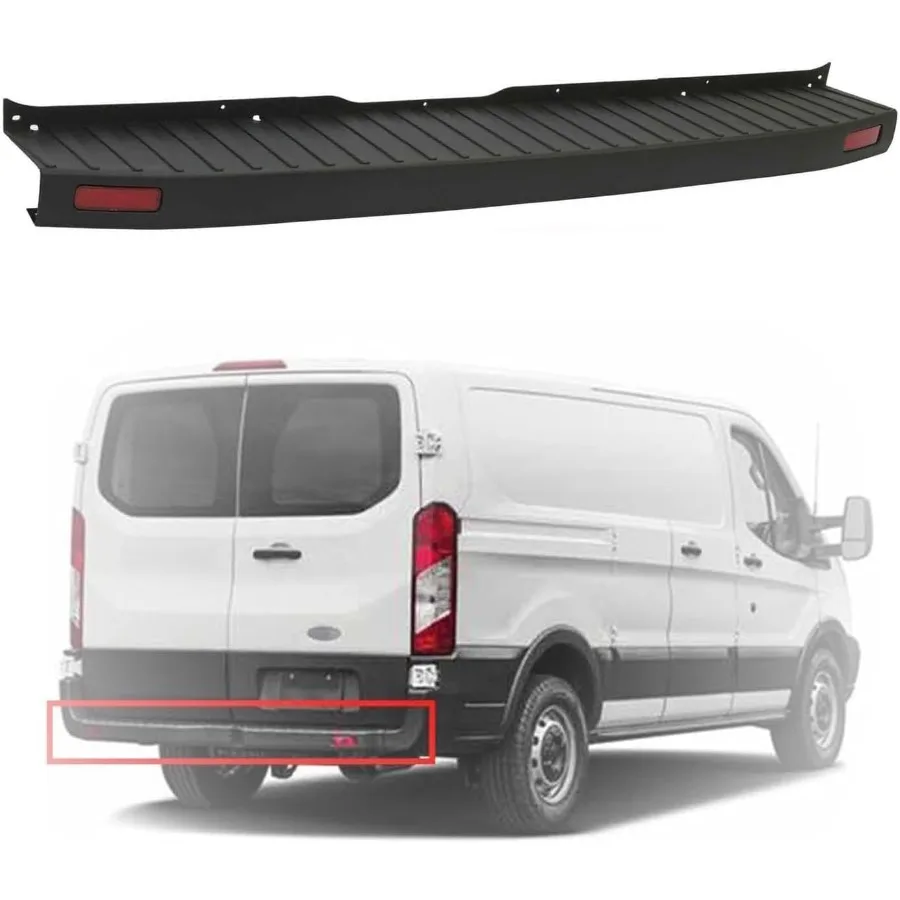 

Rear Bumper Cover Top Pad for 2015-2022 Transit Pass Van Black Durable Plastic Impact Resistant