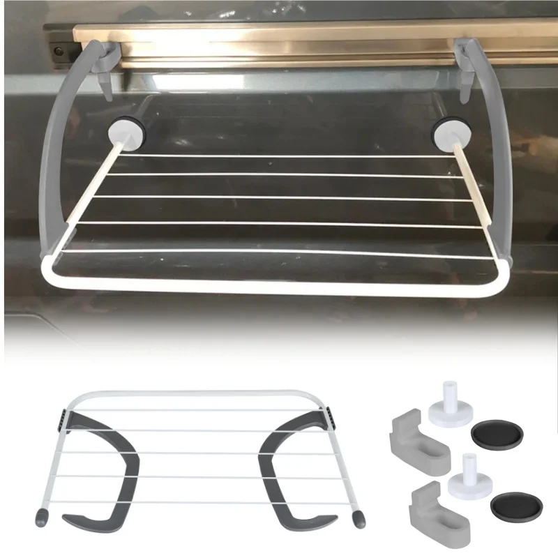 Motorhome Sliding Door Rails Wiring Bracket Clothesline Rack For Fiat Ducato Citroen Jumper Outdoor Caravan Camper Accessories