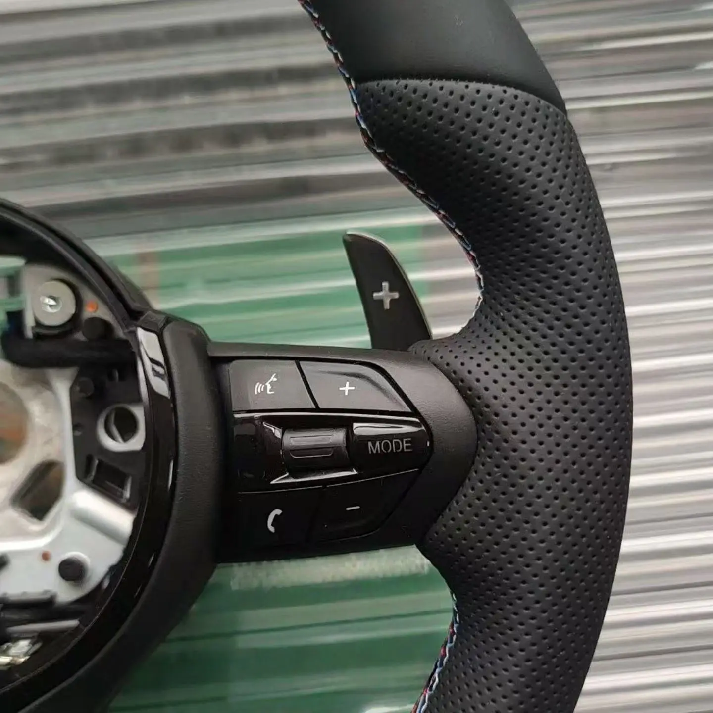 Custom For BMW 3 Series 5 Series Leather Steering Wheel M3 M5 F30 F10 F15 F16 F35 F07 F20 F22 F25 F31 F32 E70 E71 E90 E92 X6 X5 view 3